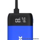 [Ships from Bonded Warehouse] Authentic XTAR PB2S Portable Power Bank Dual-role Fast Charger for 18650/18700/20700/21700 - Blue