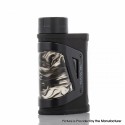 Authentic SMOK Scar-Mini 80W VW Box Mod - Fluid Black White, 1~80W, 1 x 18650, IP67 Waterproof / Dustproof / Shockproof