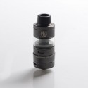 Authentic Kizoku Unlimit DL RTA Rebuildable Tank Atomizer w/ Prebuild Coil - Gun Metal, SS + Glass, 3.5ml, 24mm Diameter