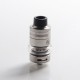 Authentic Kizoku Unlimit DL RTA Rebuildable Tank Vape Atomizer w/ Prebuild Coil - SS, SS + Glass, 3.5ml, 24mm Diameter