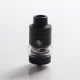 Authentic Kizoku Unlimit DL RTA Rebuildable Tank Vape Atomizer w/ Prebuild Coil - Matte Black, SS + Glass, 3.5ml, 24mm Diameter