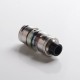 Authentic Kizoku Unlimit DL RTA Rebuildable Tank Vape Atomizer w/ Prebuild Coil - SS, SS + Glass, 3.5ml, 24mm Diameter