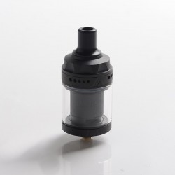 Authentic Augvape Intake MTL RTA Rebuildable Tank Atomizer - Black, Stainless Steel + Glass, 3.1ml / 4.6ml, 24mm Diameter