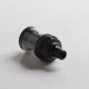 Authentic Augvape Intake MTL RTA Rebuildable Tank Vape Atomizer - Black, Stainless Steel + Glass, 3.1ml / 4.6ml, 24mm Diameter