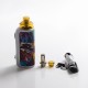 Authentic Asvape Hita Ink 40W Pod System Vape Mod Kit - Silver + Tao Tie, 1500mAh, 5~40W, 5.0ml