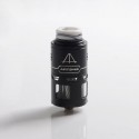 Authentic ThunderHead Creations THC Artemis RDTA Vape Atomizer w/ BF Pin - Silver + Black, SS + Glass, 4.5ml, 24mm Diameter