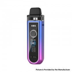 Authentic OBS Skye Pod System Mod Kit Standard Version - Rainbow, VW 5~40W, 1600mAh, 4.0ml, 0.4ohm / 1.0ohm