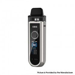 Authentic OBS Skye Pod System Mod Kit FP Version - Silver, VW 5~40W, 1600mAh, 4.0ml, 0.4ohm / 1.0ohm