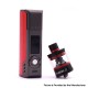 [Ships from Bonded Warehouse] Authentic Uwell Conick 100W Box Mod + Whirl 2 Tank Kit - Black Red, 5~100W, 3.5ml, 0.6/1.8ohm