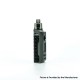 Authentic KSL Niki Boost II Pod Mod Kit - Black Texture, VW 1~80W, 2500mAh, 4.0ml