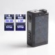 Authentic Dovpo Top Gear DNA250C 200W TC VW Vape Box Mod - Carbon / Blue, 1~200W, 2 x 18650, Evolv DNA 250C Chipset