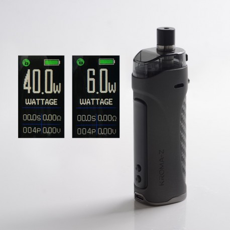 [Ships from Bonded Warehouse] Authentic Innokin Kroma Z Pod System Mod Kit - Grey, 6~40W, 3000mAh 4.5ml, 0.8ohm / 0.3ohm