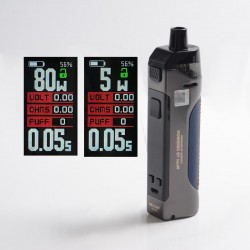 Authentic Wotofo Manik 80W Pod System Mod Kit - Nano Gunmetal, VW 5~80W, 1 x 18650, 4.5ml, 0.2ohm