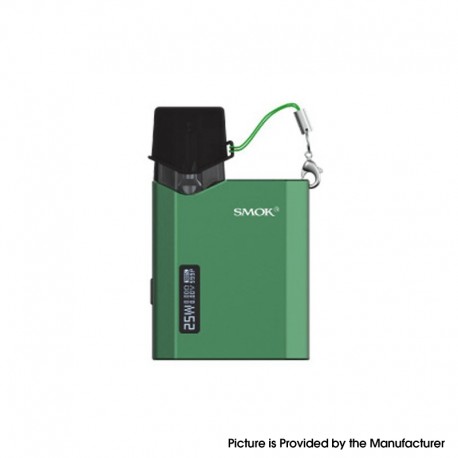 Authentic SMOKTech SMOK Nfix-mate Pod System Kit - Green, VW 1~25W, 1100mAh, 3.0ml, DC 0.8ohm MTL / Meshed 0.8ohm Coil