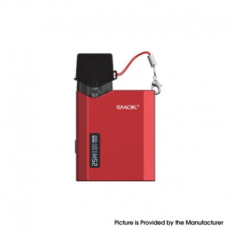 Authentic SMOKTech SMOK Nfix-mate Pod System Kit - Red, VW 1~25W, 1100mAh, 3.0ml, DC 0.8ohm MTL / Meshed 0.8ohm Coil