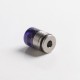 Authentic REEWAPE AS318S 810 Drip Tip for RDA / RTA / RDTA / Sub Ohm Tank Vape Atomizer - Purple, Resin & SS, 20mm