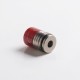 Authentic REEWAPE AS318S 810 Drip Tip for RDA / RTA / RDTA / Sub Ohm Tank Vape Atomizer - Red, Resin & SS, 20mm