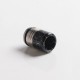 Authentic REEWAPE AS318S 810 Drip Tip for RDA / RTA / RDTA / Sub Ohm Tank Vape Atomizer - Black, Resin & SS, 20mm