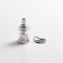 Authentic Yachtvape Pandora 30 Plus MTL RTA Replacement Bell Cap + Chimney + Drip Tip Set - Transparent, PC, 3.0ml