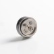 Dvarw MTL FL Facelift 24 Style RTA Rebuildable Tank Vape Atomizer w/ 11 x Air Inserts - Black, 3.5ml / 6.0ml, 24mm Diameter