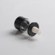 Dvarw MTL FL Facelift 24 Style RTA Rebuildable Tank Atomizer w/ 11 x Air Inserts - Black, 3.5ml / 6.0ml, 24mm Diameter