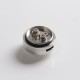 Dvarw MTL FL Facelift 24 Style RTA Rebuildable Tank Atomizer w/ 11 x Air Inserts - Silver, 3.5ml / 6.0ml, 24mm Diameter