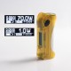 Authentic ULTRONER Alieno 70W TC VW Variable Wattage Vape Box Mod - Translucent Yellow, ABS, 1~70W, 1 x 18650, SEVO 70 Chipset