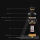 Authentic Uwell Crown 5 Sub Ohm Tank Clearomizer Atomizer - Red, 5.0ml, 0.23ohm / 0.3ohm, 29mm Diameter, Standard Version