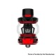 [Ships from Bonded Warehouse] Authentic Uwell Crown 5 Sub Ohm Tank - Red, 5.0ml, 0.23ohm / 0.3ohm, 29mm, Childlock Version