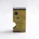 Authentic Ultroner Luna 80W Squonk Vape Box Mod - Yellow, Aluminum + Stabilized Wood, 1 x 18650, 6.0ml