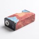 Authentic Ultroner Luna 80W Squonk Vape Box Mod - Red, Aluminum + Stabilized Wood, 1 x 18650, 6.0ml
