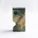 Authentic Ultroner Luna 80W Squonk Box Mod - Green, Aluminum + Stabilized Wood, 1 x 18650, 6.0ml