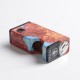 Authentic Ultroner Luna 80W Squonk Vape Box Mod - Red, Aluminum + Stabilized Wood, 1 x 18650, 6.0ml