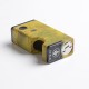 Authentic Ultroner Luna 80W Squonk Vape Box Mod - Yellow, Aluminum + Stabilized Wood, 1 x 18650, 6.0ml