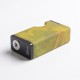 Authentic Ultroner Luna 80W Squonk Vape Box Mod - Yellow, Aluminum + Stabilized Wood, 1 x 18650, 6.0ml