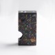 Authentic Ultroner Luna 80W Squonk Vape Box Mod - Black Mosaic, Aluminum + Stabilized Wood, 1 x 18650, 6.0ml