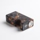 Authentic Ultroner Luna 80W Squonk Vape Box Mod - Black, Aluminum + Stabilized Wood, 1 x 18650, 6.0ml