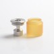 Authentic Auguse Draw RTA Pod Cartridge Replacement Tank Tube for Voopoo Drag S / X - Translucent Yellow, SS + PCTG, 4.5ml