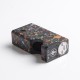 Authentic Ultroner Luna 80W Squonk Vape Box Mod - Black Mosaic, Aluminum + Stabilized Wood, 1 x 18650, 6.0ml