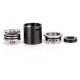 Authentic Wotofo Sapor RDA Rebuildable Dripping Atomizer - Black, Stainless Steel, 22mm Diameter