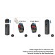 [Ships from Bonded Warehouse] Authentic SMOKTech Nord 4 80W Pod System Kit - Fluid Black Grey, 2000mAh, VW 5~80W