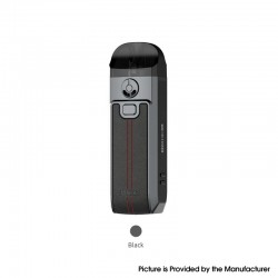 [Ships from Bonded Warehouse] Authentic SMOKTech Nord 4 80W Pod System Vape Kit - Leather Black, 2000mAh, VW 5~80W
