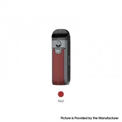[Ships from Bonded Warehouse] Authentic SMOKTech Nord 4 80W Pod System Kit - Leather Red, 2000mAh, VW 5~80W
