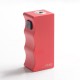 Authentic Dovpo X Signature Tips X Mike Vapes Clutch 21700 Mech Mechanical Vape Box Mod - Red, 1 x 21700