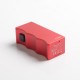 Authentic Dovpo X Signature Tips X Mike Vapes Clutch 21700 Mech Mechanical Vape Box Mod - Red, 1 x 21700