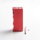 Authentic Dovpo X Signature Tips X Mike Vapes Clutch 21700 Mech Mechanical Vape Box Mod - Red, 1 x 21700