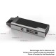 Authentic IJOY Aria Pro Pod System Kit 25W 900mAh w/ Aria Opod Open Pod Cartridge - Black White, VW 5~25W, 3.0ml, 0.6 / 1.0ohm