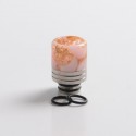 Authentic REEWAPE AS319 510 Drip Tip for RDA / RTA / RDTA / Sub Ohm Tank Atomizer - White Gold, Resin & SS, 20mm