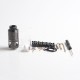 Authentic ThunderHead Creations THC Artemis RDTA Vape Atomizer w/ BF Pin - Gun Metal, SS + Glass, 4.5ml, 24mm Diameter