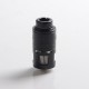 Authentic ThunderHead Creations THC Artemis RDTA Vape Atomizer w/ BF Pin - Black, SS + Glass, 4.5ml, 24mm Diameter